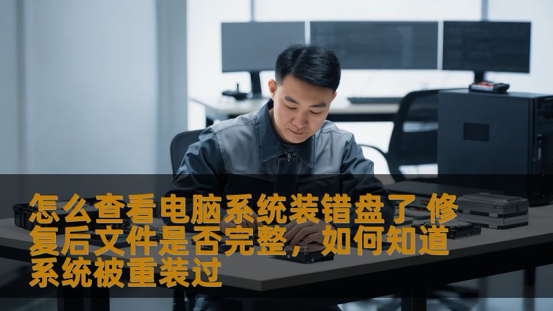 怎么查看电脑系统装错盘了 修复后文件是否完整，如何知道系统被重装过