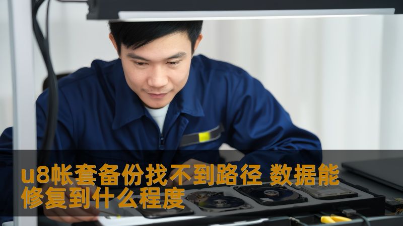 u8帐套备份找不到路径 数据能修复到什么程度