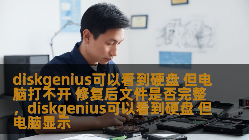 diskgenius可以看到硬盘 但电脑打不开 修复后文件是否完整，diskgenius可以看到硬盘 但电脑显示