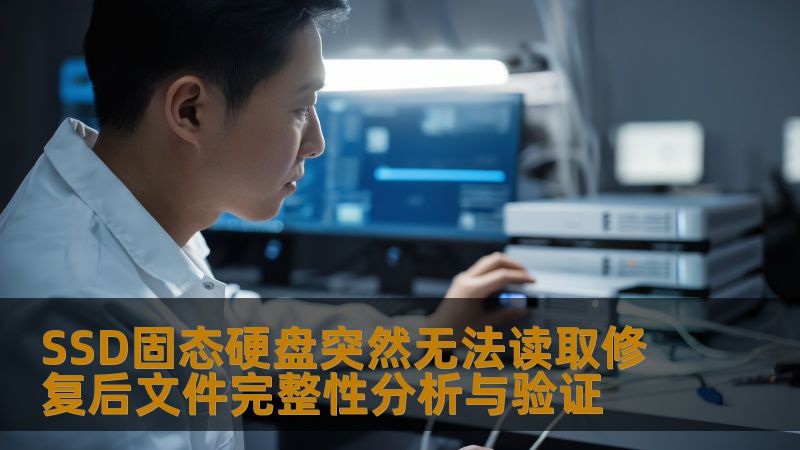 SSD固态硬盘突然无法读取修复后文件完整性分析与验证