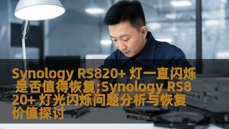 Synology RS820+ 灯一直闪烁 是否值得恢复;Synology RS820+ 灯光闪烁问题分析与恢复价值探讨