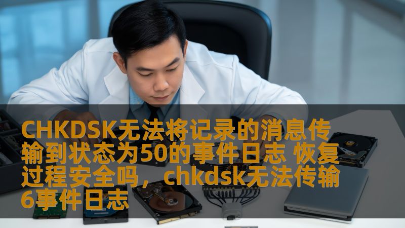 CHKDSK无法将记录的消息传输到状态为50的事件日志 恢复过程安全吗，chkdsk无法传输6事件日志