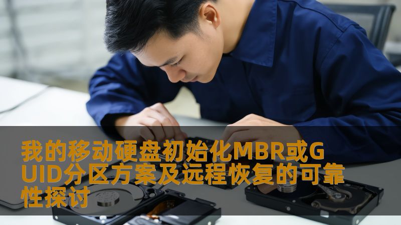 我的移动硬盘初始化MBR或GUID分区方案及远程恢复的可靠性探讨