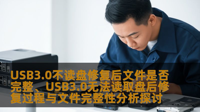 探讨USB3.0不读盘的修复过程及文件完整性分析，提供详细操作步骤与真实案例，助您轻松解决数据恢复问题。