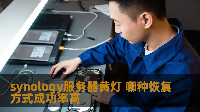 synology服务器黄灯 哪种恢复方式成功率高