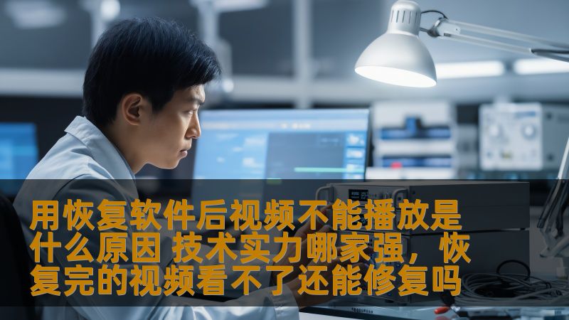 视频恢复软件使用后，视频无法播放的问题困扰了许多用户。这篇文章将深入探讨视频恢复软件中常见的问题，及其技术解决方案，帮助用户避免或解决这些问题，并推荐技术实力强的恢复软件。