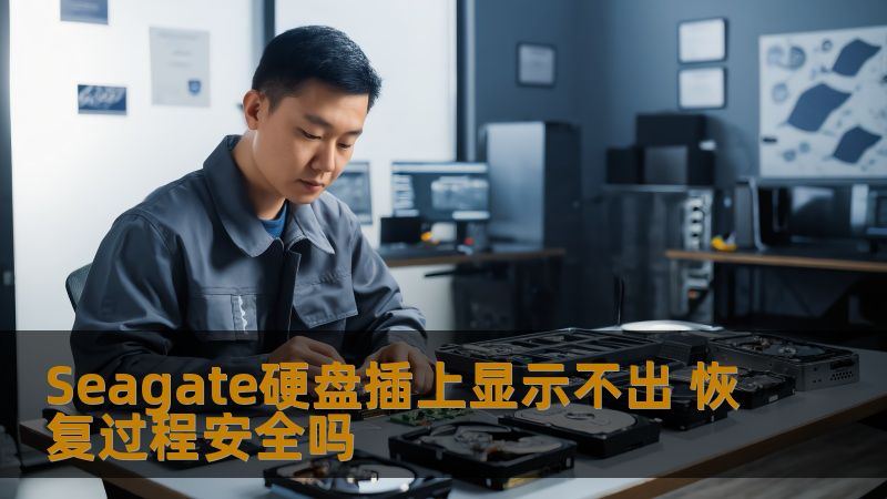 Seagate硬盘插上显示不出，如何进行安全的数据恢复？本文提供详细的恢复过程解析与建议，帮助您解决硬盘无法识别的问题。