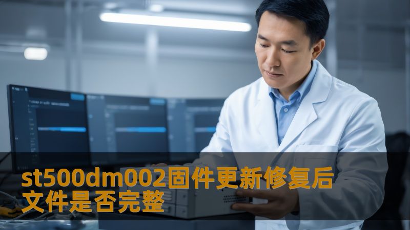 了解st500dm002固件更新的必要性，以及如何确保更新后文件的完整性，避免数据丢失。