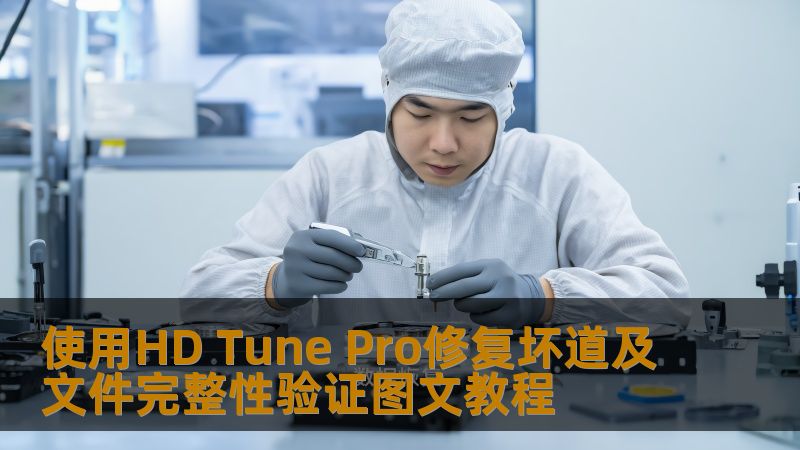 通过HD Tune Pro修复硬盘坏道，并验证文件完整性，确保数据安全。详细图文教程，助你解决硬盘问题。