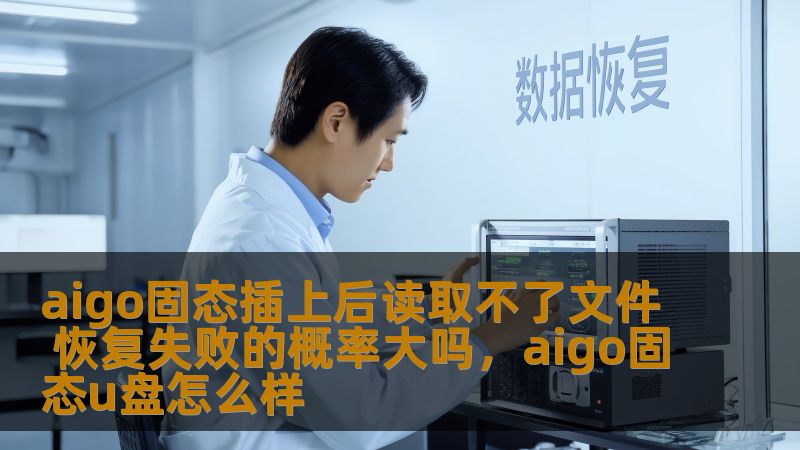 许多人都遇到过存储设备无法读取文件的情况，特别是在使用aigo固态硬盘时。那么，aigo固态插上后读取不了文件，恢复失败的概率有多大？在本文中，我们将为您详细解析解决方案，并探讨如何提高数据恢复成功率。