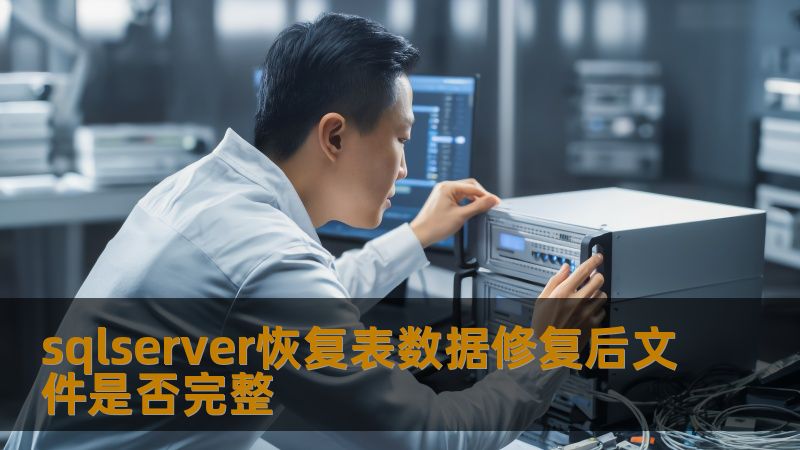 sqlserver恢复表数据修复后文件是否完整
