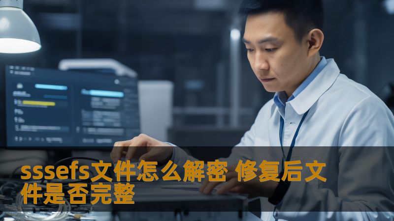 了解如何解密sssefs文件并验证修复后文件的完整性，解决常见故障，提供详细操作步骤和实战案例。