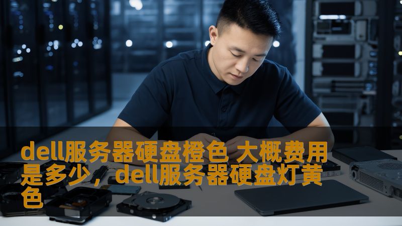 dell服务器硬盘橙色 大概费用是多少，dell服务器硬盘灯黄色
