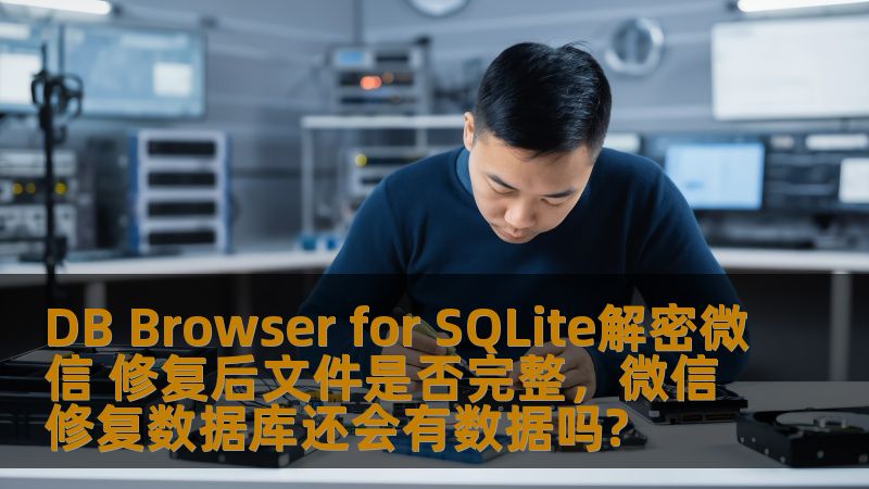 DB Browser for SQLite解密微信 修复后文件是否完整，微信修复数据库还会有数据吗?