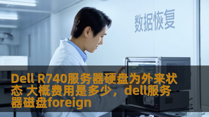 Dell R740服务器硬盘为外来状态 大概费用是多少，dell服务器磁盘foreign