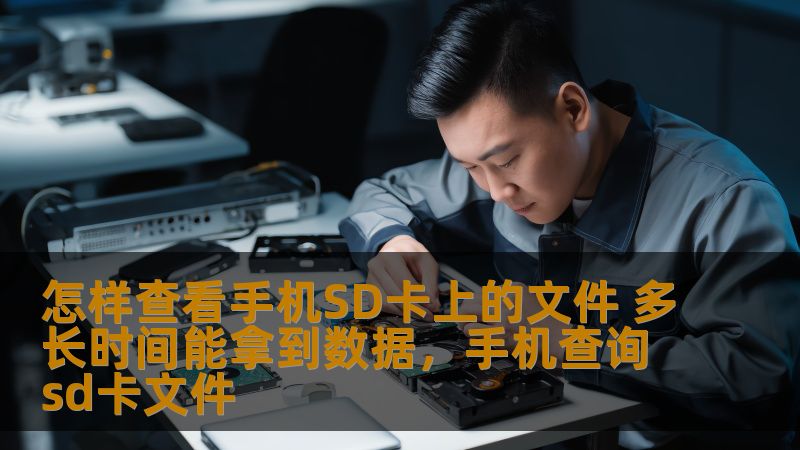 怎样查看手机SD卡上的文件 多长时间能拿到数据，手机查询sd卡文件