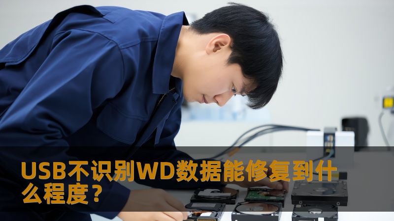 USB不识别WD数据能修复到什么程度？了解常见故障分析、操作步骤和真实案例，帮助您解决数据恢复问题。