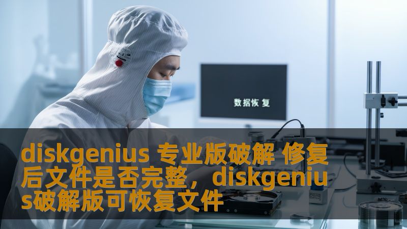 了解DiskGenius专业版破解后文件是否完整，揭开修复工具背后的真实面纱。本文将深入分析破解版本的优缺点，并提供详细使用指南，助你避免常见的修复误区，确保文件安全无忧。