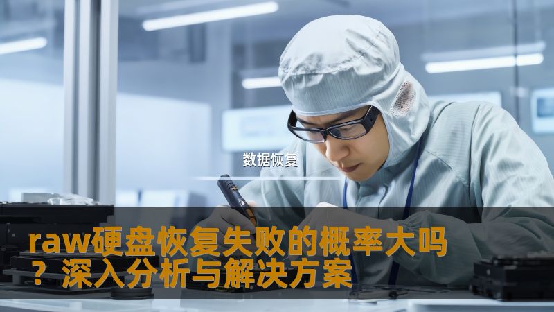 raw硬盘恢复失败的概率大吗？本文分析常见故障、操作方法与实战案例，帮助您更好地应对数据恢复问题。