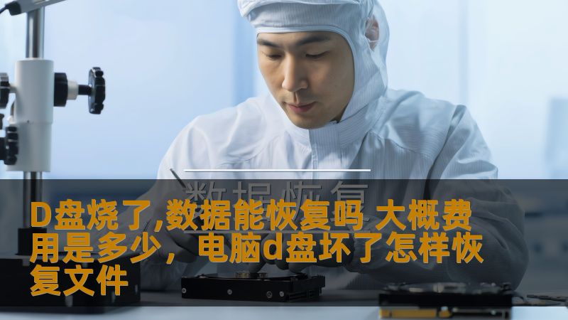 D盘烧了的情况下，数据恢复是否可能？了解常见的数据恢复方法、成功率和费用，让你不再为硬盘故障担忧！