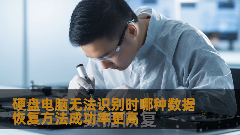了解硬盘电脑无法识别时，哪种数据恢复方法成功率更高，帮助您快速恢复重要数据。