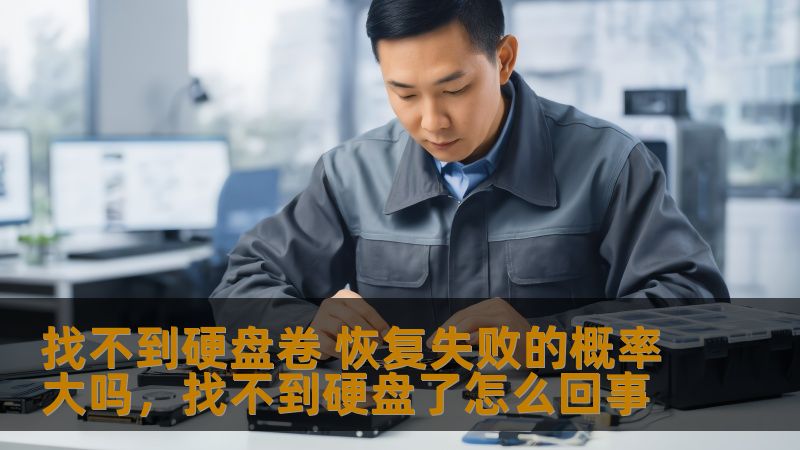本文深入探讨了硬盘卷丢失后的恢复问题，分析了恢复失败的概率，并提供了一些有用的建议，帮助您提高数据恢复成功的机会。