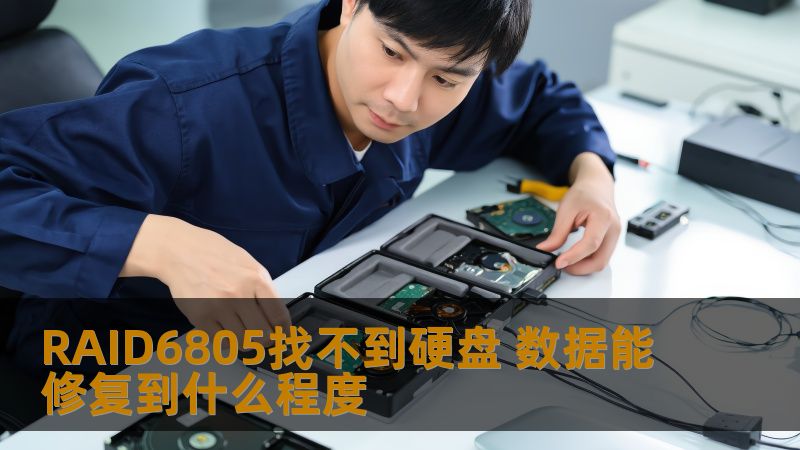 RAID6805找不到硬盘 数据能修复到什么程度 RAID6805找不到硬盘 数据能修复到什么程度