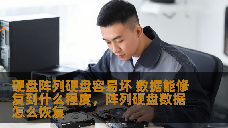 硬盘阵列硬盘容易坏 数据能修复到什么程度，阵列硬盘数据怎么恢复