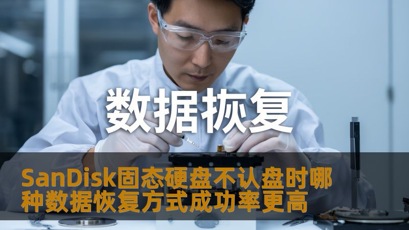 SanDisk固态硬盘不认盘时哪种数据恢复方式成功率更高