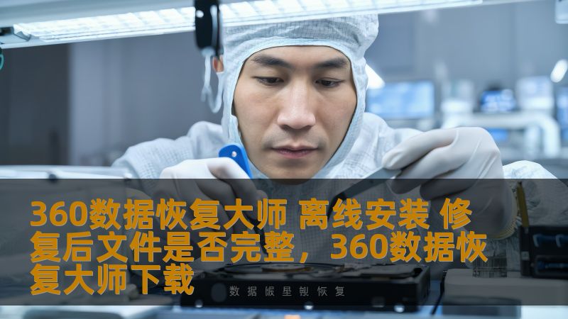 360数据恢复大师是一款功能强大的数据恢复工具，通过离线安装方式帮助用户解决因各种原因丢失的数据问题，尤其是在文件修复后的完整性上，能够带给用户极大的保障。本篇文章将详细介绍如何通过360数据恢复大师进行离线安装，及其修复后文件的完整性分析，帮助你更好地恢复丢失文件，确保数据的完好无损。