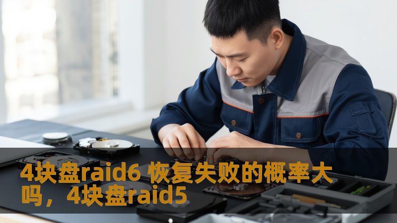 4块盘raid6 恢复失败的概率大吗，4块盘raid5
