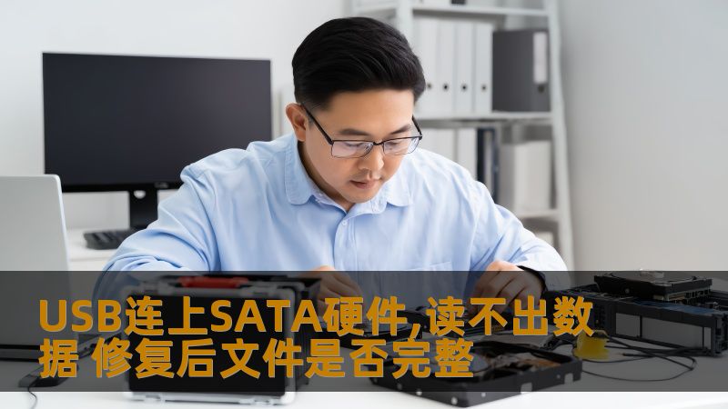 USB连上SATA硬件,读不出数据 修复后文件是否完整