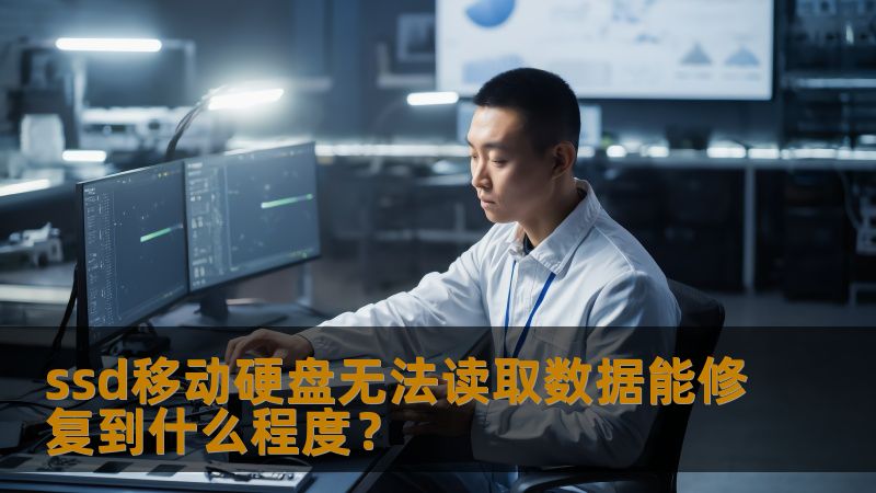 ssd移动硬盘无法读取数据能修复到什么程度？