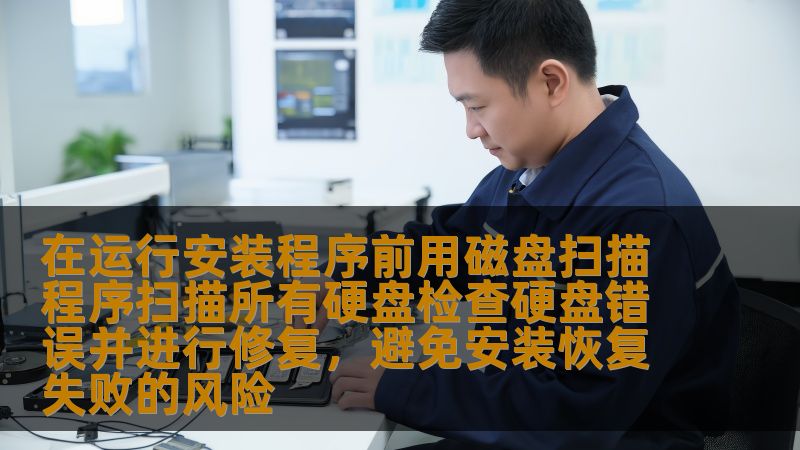 硬盘故障是许多计算机用户面临的一大问题，尤其是在系统安装和恢复的过程中。本文将深入探讨为何在运行安装程序前，必须使用磁盘扫描程序检查硬盘状态，并及时修复硬盘错误，以减少系统安装恢复失败的风险。