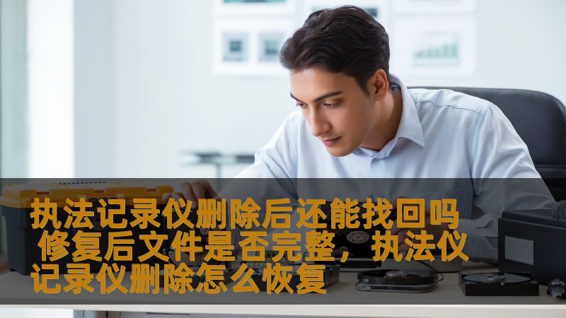 近年来，执法记录仪成为公安、交通、执法等领域的重要工具，记录着各类重要的执法视频。然而，因操作失误或设备故障，执法记录仪中的视频文件有时会被误删。那么，删除后是否还能找回这些视频文件呢？如果恢复了，文件的完整性又如何？本文将为您解答这些问题。