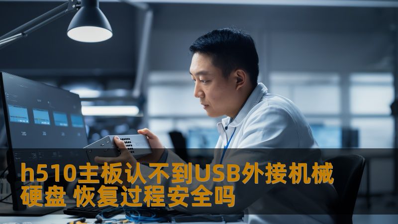 h510主板认不到USB外接机械硬盘的原因及恢复过程是否安全，详细分析故障及解决方案。