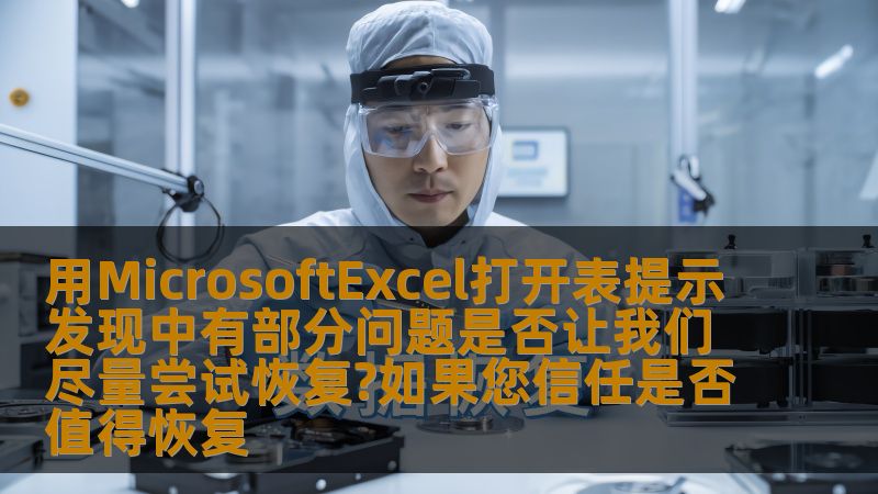 本文探讨了使用MicrosoftExcel打开文件时出现提示“发现表中有部分问题，是否让我们尽量尝试恢复?”的情况，分析了恢复功能的作用及其是否值得信任的关键问题。
