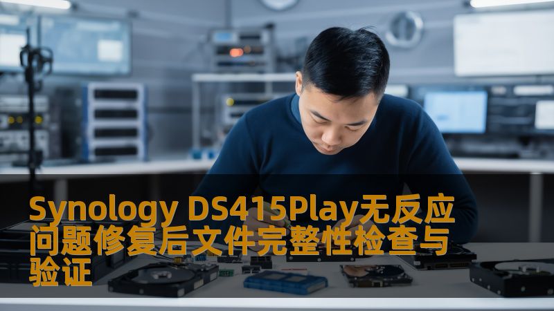 Synology DS415Play无反应问题修复后文件完整性检查与验证