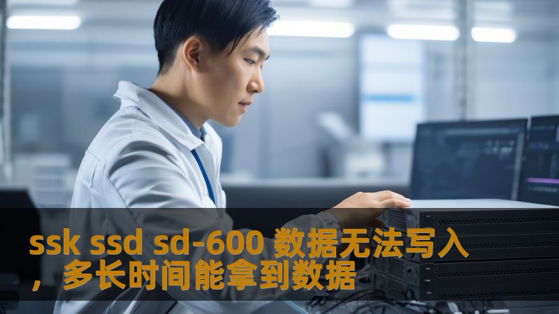 ssk ssd sd-600 数据无法写入，多长时间能拿到数据