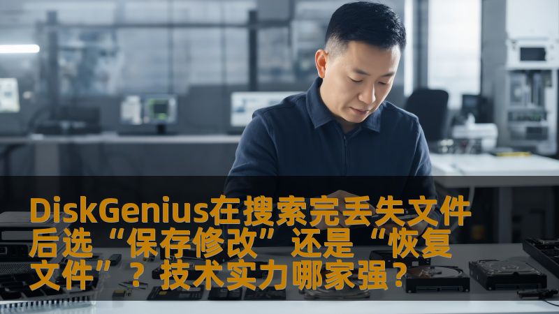 DiskGenius在搜索完丢失文件后选“保存修改”还是“恢复文件”？技术实力哪家强？