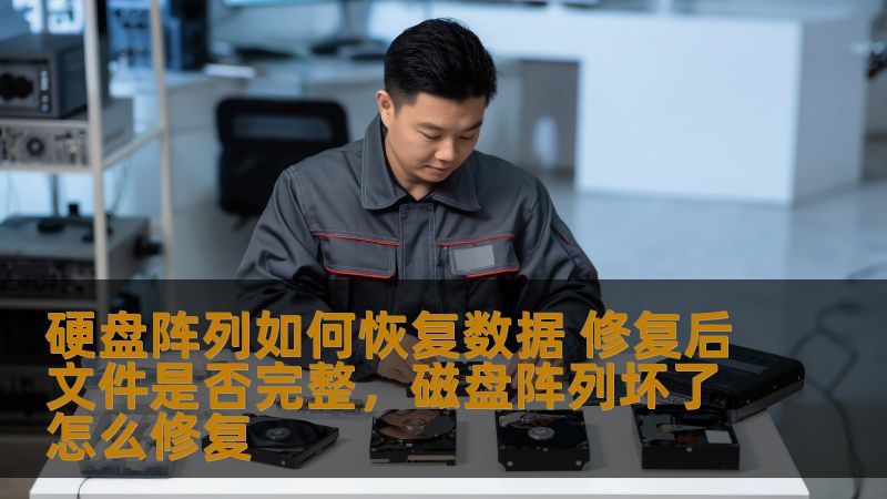 硬盘阵列如何恢复数据 修复后文件是否完整，磁盘阵列坏了怎么修复
