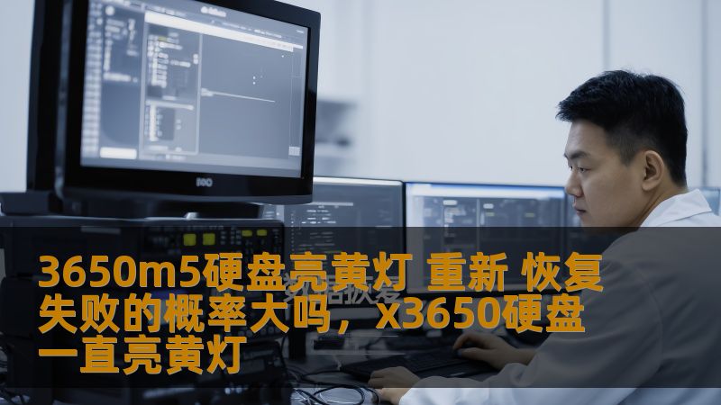3650m5硬盘亮黄灯 重新 恢复失败的概率大吗，x3650硬盘一直亮黄灯