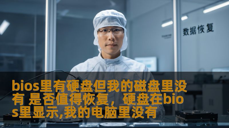 bios里有硬盘但我的磁盘里没有 是否值得恢复，硬盘在bios里显示,我的电脑里没有