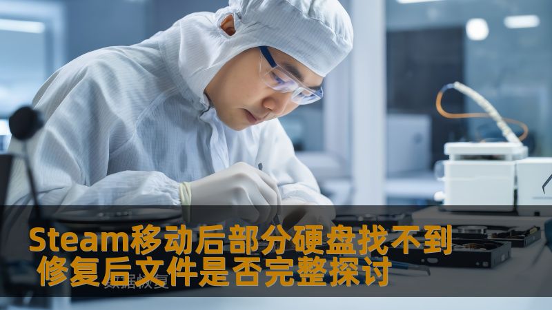 Steam移动后部分硬盘找不到 修复后文件是否完整探讨