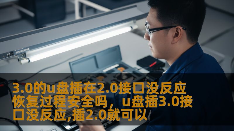 3.0的u盘插在2.0接口没反应 恢复过程安全吗，u盘插3.0接口没反应,插2.0就可以