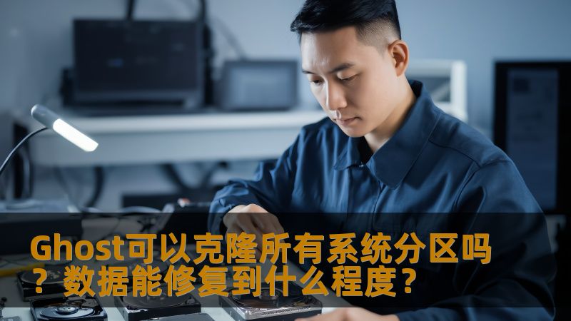 Ghost可以克隆所有系统分区吗？数据能修复到什么程度？
