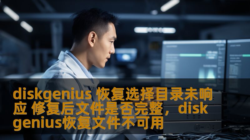 diskgenius 恢复选择目录未响应 修复后文件是否完整，diskgenius恢复文件不可用
