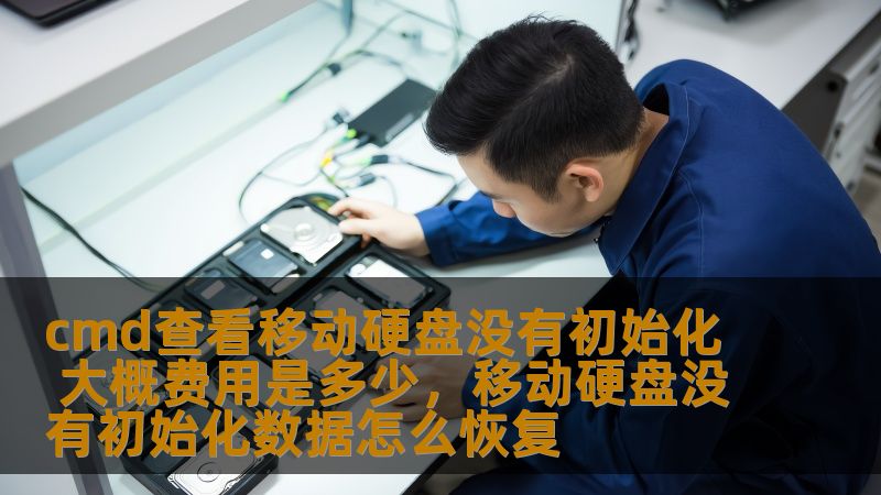 cmd查看移动硬盘没有初始化 大概费用是多少，移动硬盘没有初始化数据怎么恢复