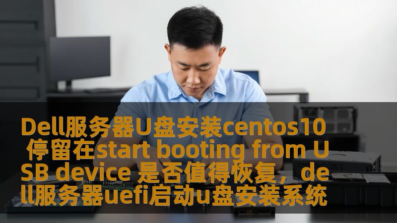 Dell服务器U盘安装centos10 停留在start booting from USB device 是否值得恢复，dell服务器uefi启动u盘安装系统