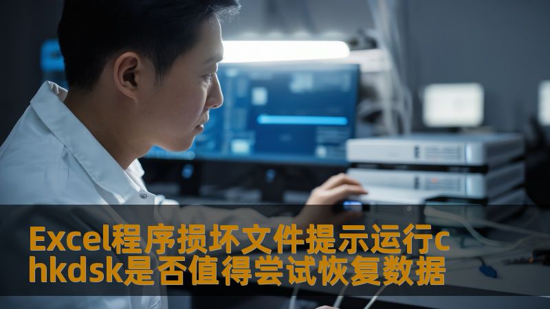 Excel程序损坏文件提示运行chkdsk是否值得尝试恢复数据